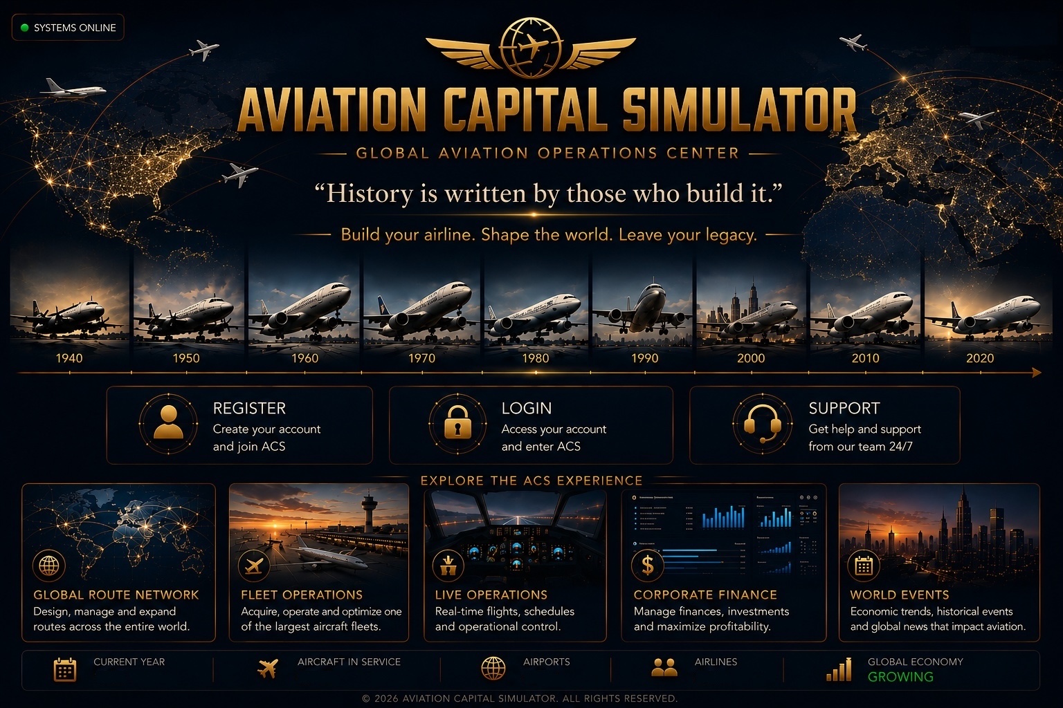 Aviation Capital Simulator ACS OCC